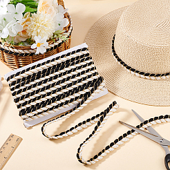 Two Tone Polycotton Braided Rioon&nbsp;OCOR-WH0097-56A