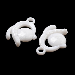 オペークアクリルパーツ  27x19.5x5.5mm  穴：3mm  約458個/500g&nbsp;SACR-L007-055