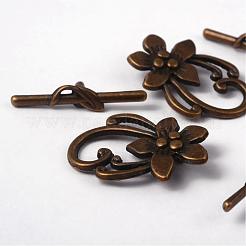 Tibetan Style Toggle Clasps&nbsp;X-MLF0677Y-NF