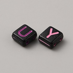 5 Bags Opaque Acrylic Beads&nbsp;MACR-NB0001-35B