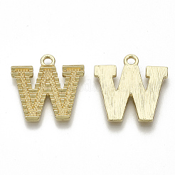合金ペンダント  カドミウムフリー＆ニッケルフリー＆鉛フリー  頭文字  18KGP本金メッキ  21x21x2mm  穴：2mm&nbsp;LS-PALLOY-N157-002W-NR