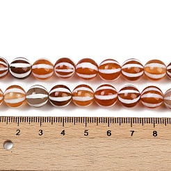 Natural Tibetan Agate Striped Beads Strands&nbsp;G-NH0037-B02-02A