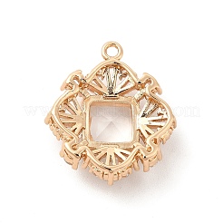 Brass with K9 Glass Pendants&nbsp;KK-B071-03G-01