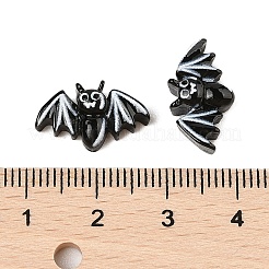 ハロウィンのテーマ不透明樹脂カボション  バット  9.5x16x6mm&nbsp;CRES-M037-07D