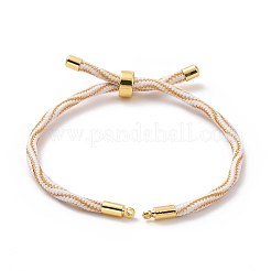 Nylon Cord Silder Bracelets&nbsp;MAK-C003-03G-09