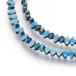 Electroplate Non-magnetic Synthetic Hematite Bead Strands&nbsp;G-I208-18F-I-S