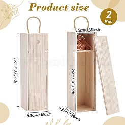 Wooden Red Wine Storage Boxes&nbsp;CON-WH0095-234