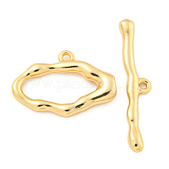 Brass Toggle Clasps&nbsp;KK-A223-15G