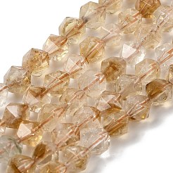 Heated Natural Citrine Beads Strands&nbsp;G-Z119-A37-01