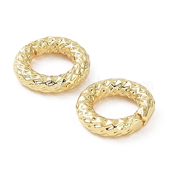 Rack Plating Brass Open Jump Rings&nbsp;KK-B076-20G