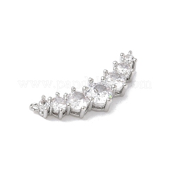Brass Micro Pave Cubic Zirconia Pendants&nbsp;KK-Z128-01P