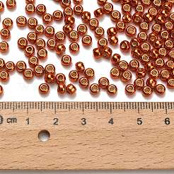 トーホー 6/0ラウンドビーズ  日本製シードビーズ  （pf562)パーマフィニッシュバーントオレンジメタリック  4mm  穴：1.5mm  約7570個/ポンド&nbsp;SEED-TR06-PF0562