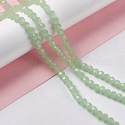Faceted(32 Facets) Glass Beads Strands&nbsp;GLAA-E037-03A-01