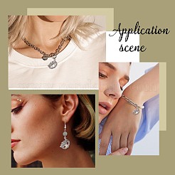 DIY Tibetan Style Alloy Pendants&nbsp;PALLOY-SC0004-13