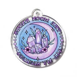 Halloween Printed Acrylic Pendants&nbsp;MACR-G059-04F