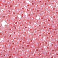 Imitation Jade 3/0 Glass Seed Beads&nbsp;SEED-Z001-A-A12