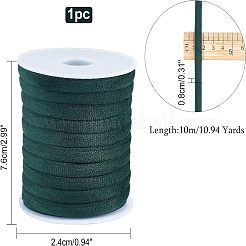 10mのベルベットコード  ワイヤー用の1個のプラスチック製の空のスプール付き  スレッドボビン  グリーン  8mm&nbsp;OCOR-OC0001-09