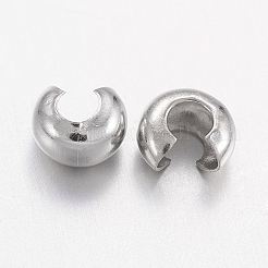 Brass Crimp Beads Covers&nbsp;X-KK-H289-NFN-NF