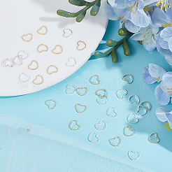 100Pcs 2 Colors Brass Linking Rings&nbsp;KK-ME0003-06