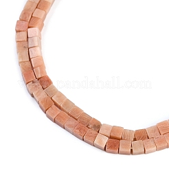 Natural Pink Aventurine Beads Strands&nbsp;G-B129-A11-01