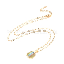 Rainbow Color Pride Necklace&nbsp;NJEW-H160-03G