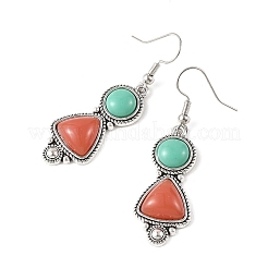 Bohemian Alloy & Enamel & Acrylic & Rhinestone Dangle Earrings for Women&nbsp;EJEW-JE07343