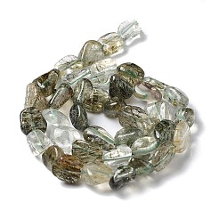 Natural Green Rutilated Quartz Beads Strands&nbsp;G-I351-B09