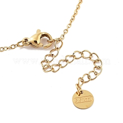Golden 304 Stainless Steel Necklace&nbsp;NJEW-K252-09G-03