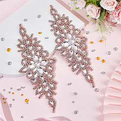 Flower Glass Crystal Rhinestone Applques&nbsp;DIY-WH0304-643B