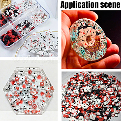 Handmade Polymer Clay Cabochons&nbsp;CLAY-SC0002-99B