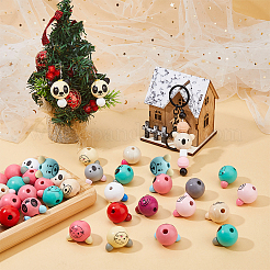 Animal Theme Wood European Beads&nbsp;WOOD-DC0001-22