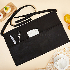 Polyester Waiter Aprons with 3 Pockets&nbsp;AJEW-WH20064-38