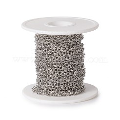 Tarnish Resistant 304 Stainless Steel Rolo Chains&nbsp;CHS-E016-02E-P
