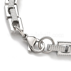 304 Stainless Steel Boston Link Chain Bracelets&nbsp;BJEW-H618-05P