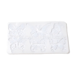 Rectangle with Butterfly Pattern DIY Pendant Silicone Molds&nbsp;X1-DIY-G114-04