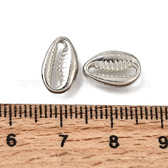 チベット風合金ビーズ  カウリーシェルシェイプ  アンティークシルバー  12x7.5x3mm  穴：9.5x1.2mm  約1162個/1000g&nbsp;AL-CBA3B63-22P