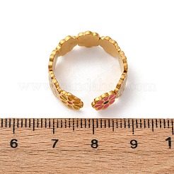 304 Stainless Steel Cuff Rings&nbsp;RJEW-D319-02G-02