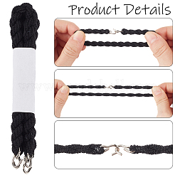 6 Pairs Polyester Elastic Boot Bands&nbsp;DIY-CY0002-79A