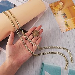 1m真鍮製楕円形リンクチェーン  多面カット  長持ちメッキ  ニッケルフリー  溶接されていない  ライトゴールド  11x7x2mm&nbsp;CHC-SZ0001-51