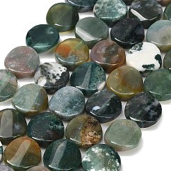 Natural Moss Agate Beads Strands&nbsp;G-NH0028-03