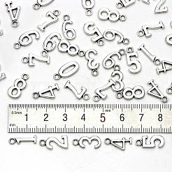 合金のチベット風チャーム  数  アンティークシルバー  14.5~15x4.5~7x1~1.5mm  穴：1.8mm  10個/セット&nbsp;YS-TAC0003-06AS