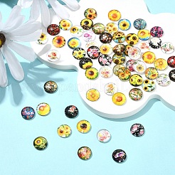 Glass Cabochons&nbsp;GGLA-YW0001-14