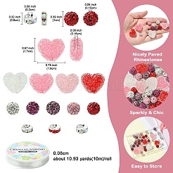 DIY Valentine's Day Bracelets Making Kits&nbsp;DIY-YW0012-60