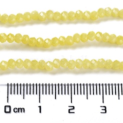 Baking Paint Imitation Jade Glass Bead Strands&nbsp;DGLA-A034-J2MM-A24