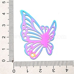 201 Stainless Steel Pendants&nbsp;STAS-B051-02RC-02