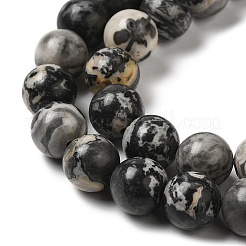 Natural Black Agate Beads Strands&nbsp;G-M402-D01