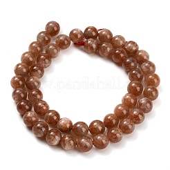 Natural Sunstone Beads Strands&nbsp;G-L631-A04-8mm