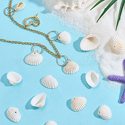 120Pcs Natural Clam Shell Pendants&nbsp;SSHEL-ME0001-02