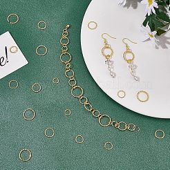 400Pcs 4 Style Iron Jump Rings&nbsp;IFIN-UN0001-05