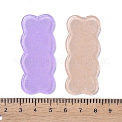 アクリルカボション  ヘアアクセサリー  長方形  53.5x24x4mm&nbsp;MACR-M043-01A